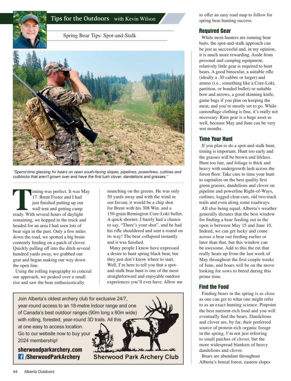 Alberta Outdoors Preview Pages