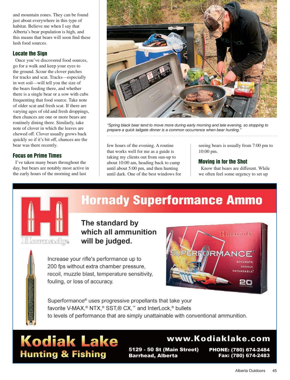 Alberta Outdoors Preview Pages