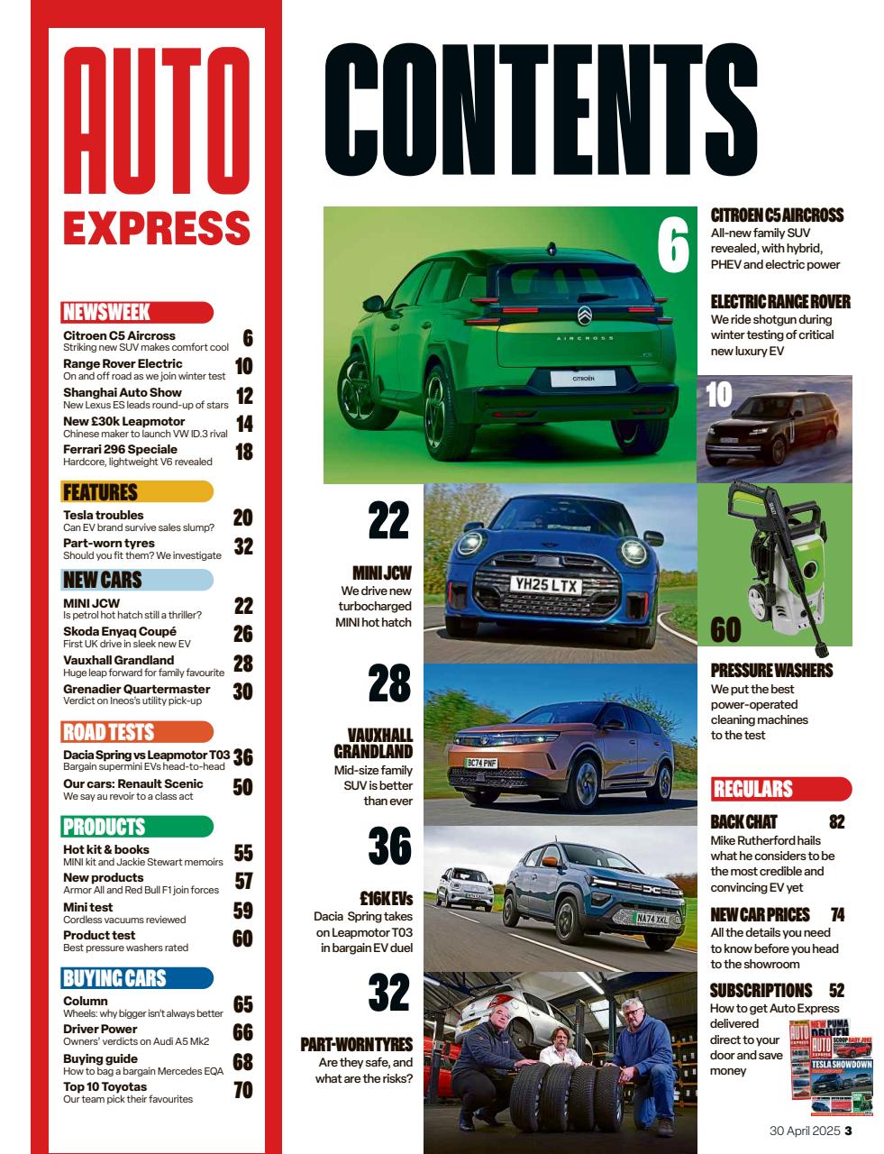 Auto Express Preview Pages