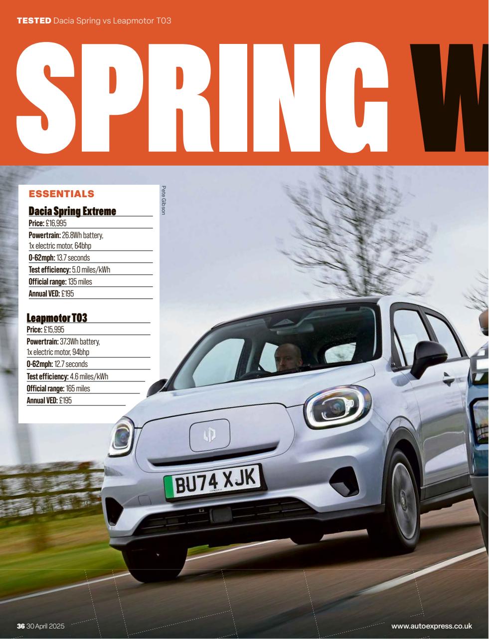 Auto Express Preview Pages