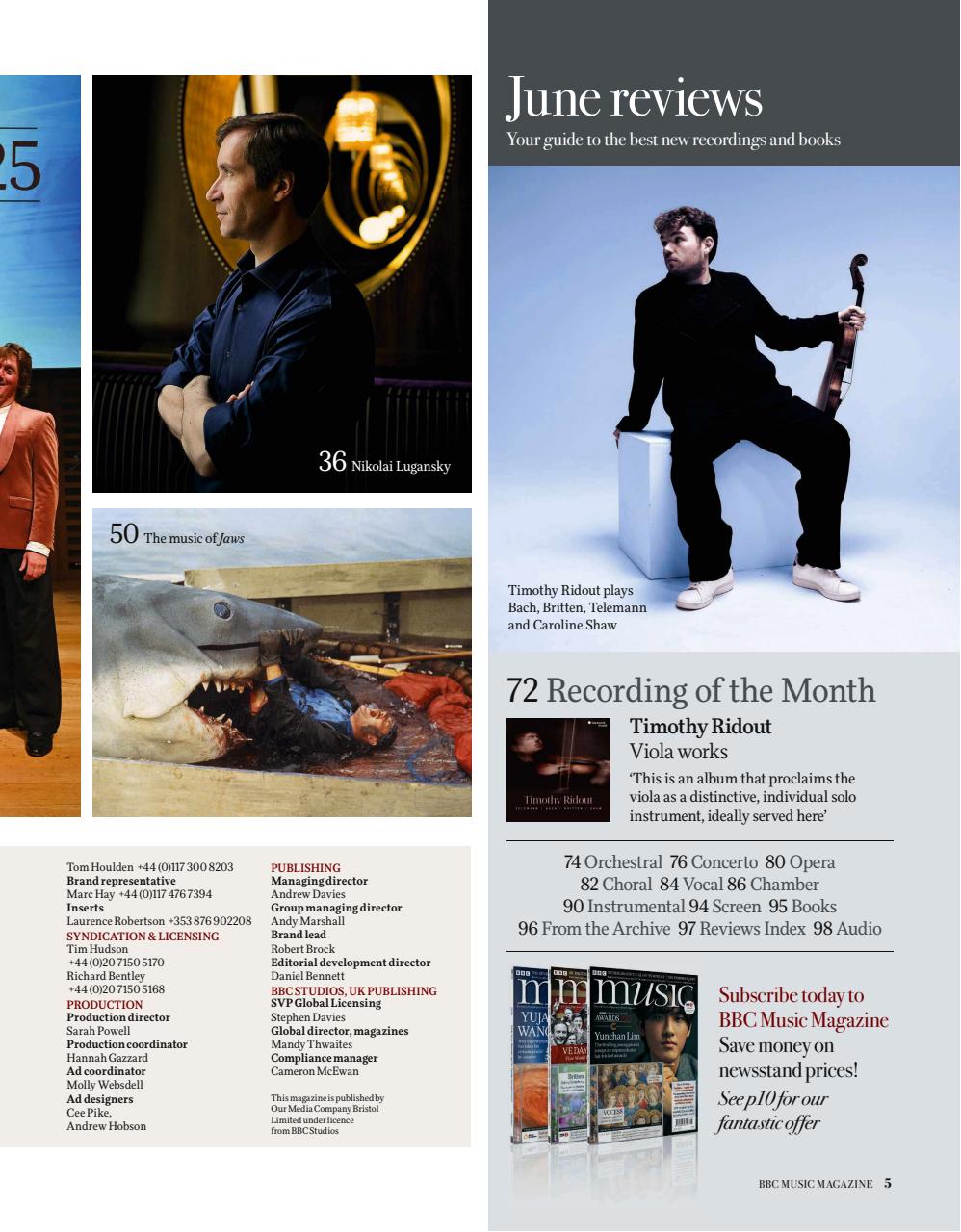 BBC Music Magazine Preview Pages