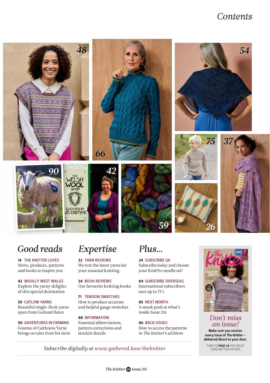 The Knitter Preview Pages