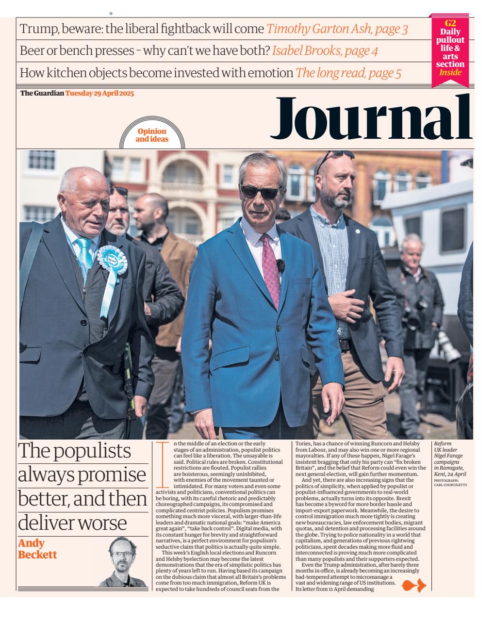 The Guardian Newspaper Preview Pages