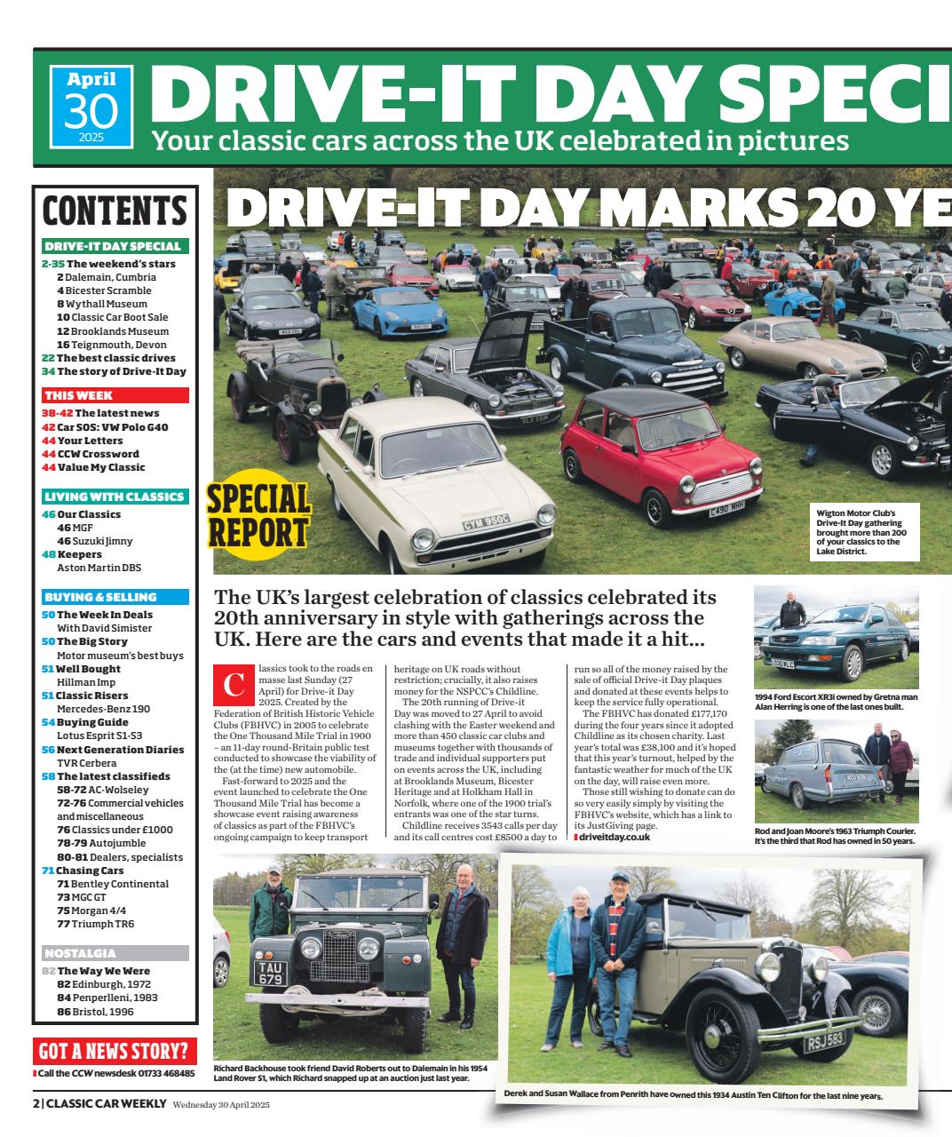 Classic Car Weekly Preview Pages