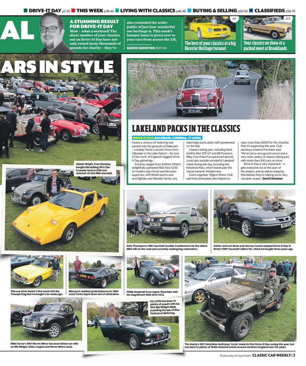 Classic Car Weekly Preview Pages