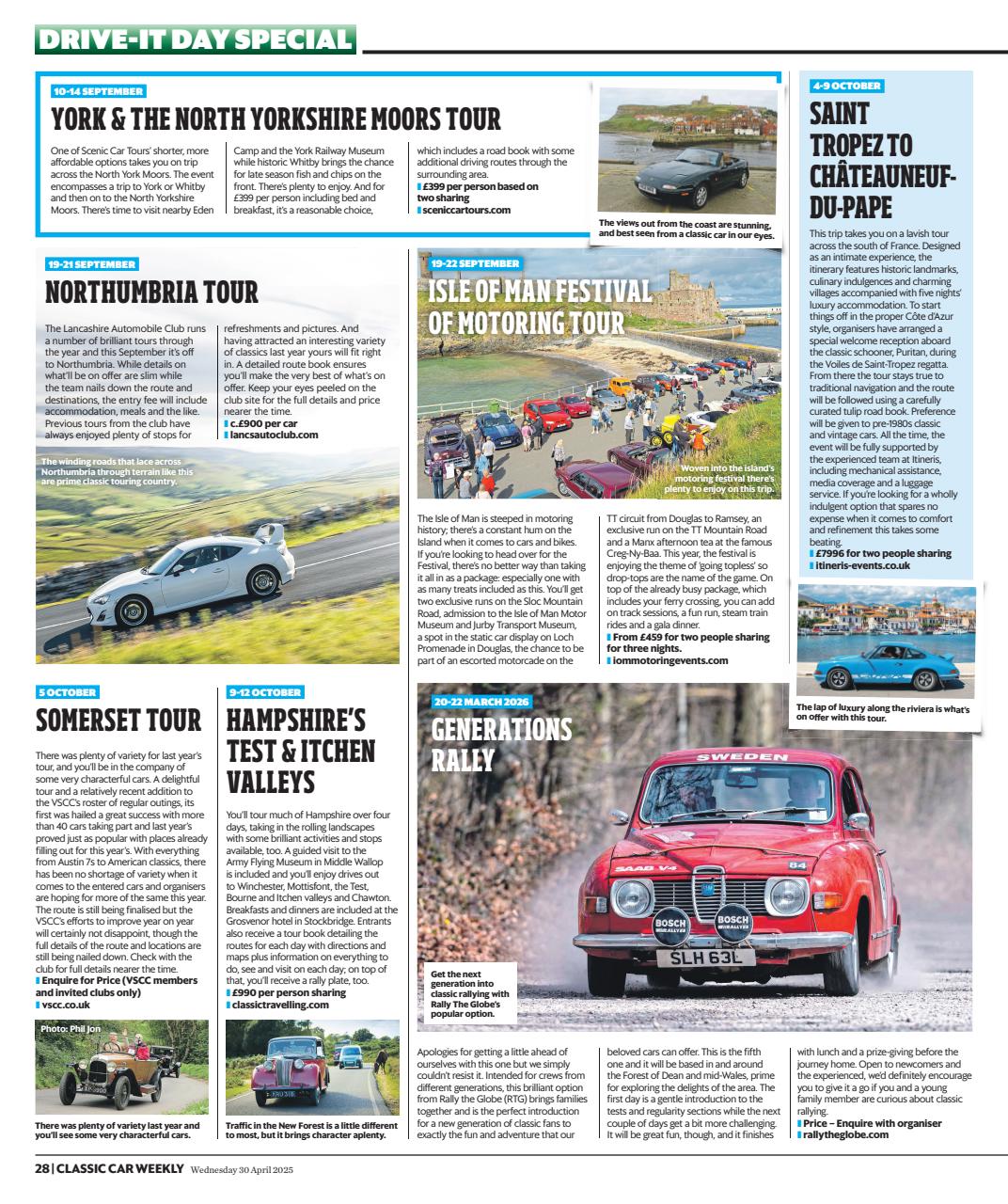 Classic Car Weekly Preview Pages