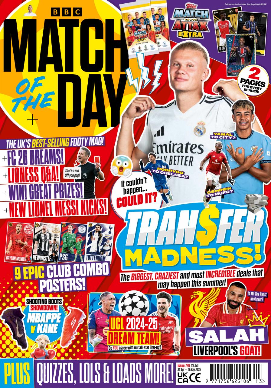 Match of the Day Preview Pages