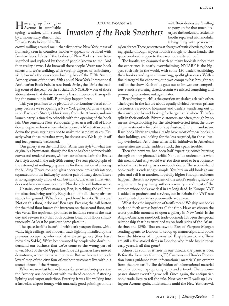 Literary Review Preview Pages