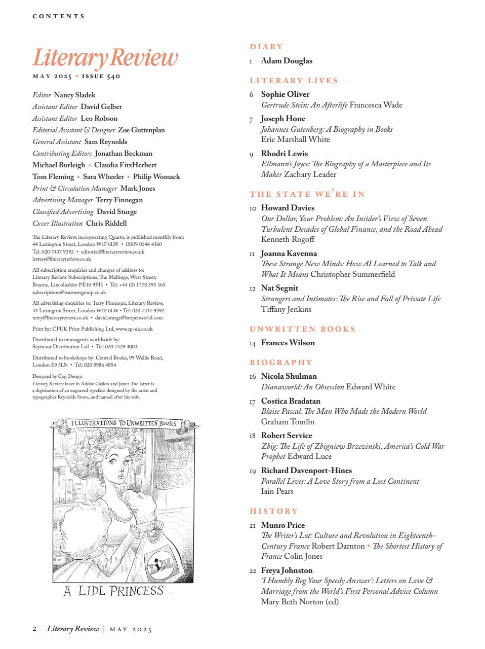 Literary Review Preview Pages