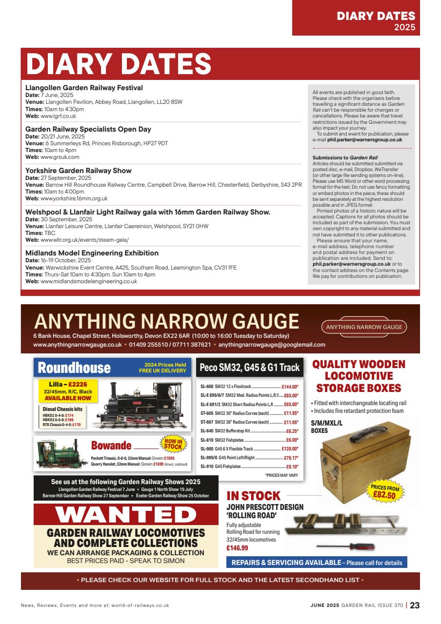 Garden Rail Preview Pages