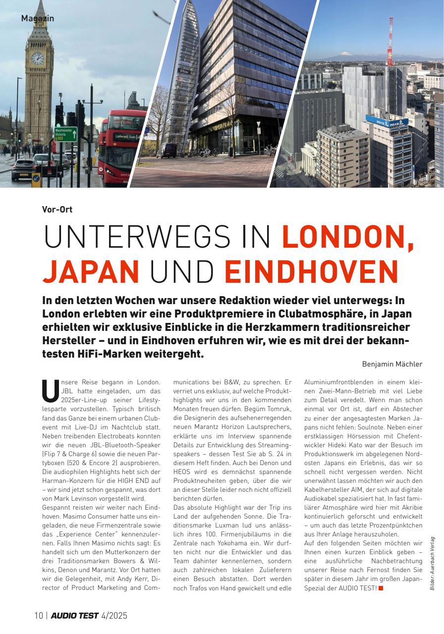 Audio Test Preview Pages