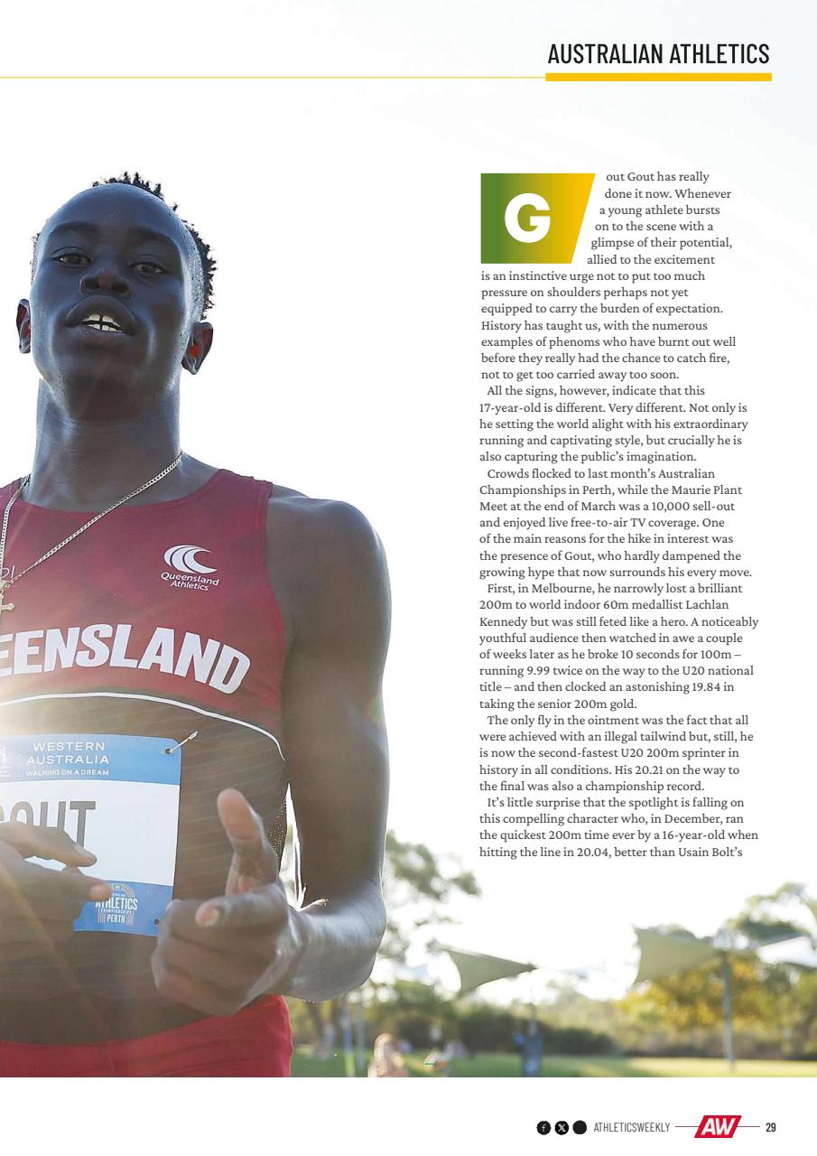 AW – Athletics Weekly Magazine Preview Pages