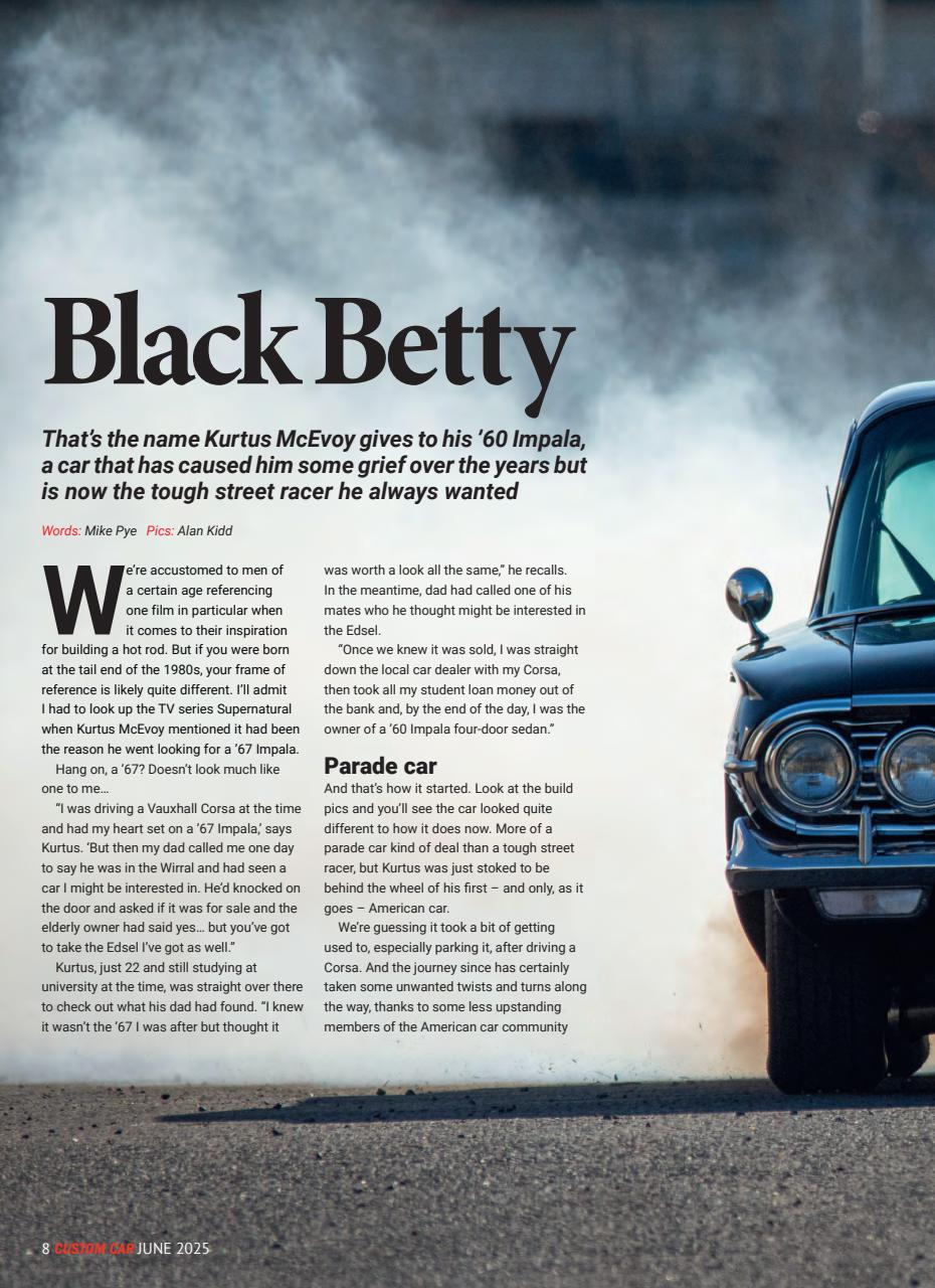 Custom Car Preview Pages