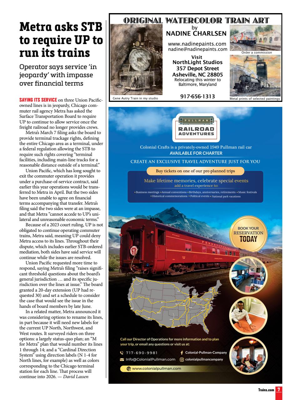 Trains Preview Pages