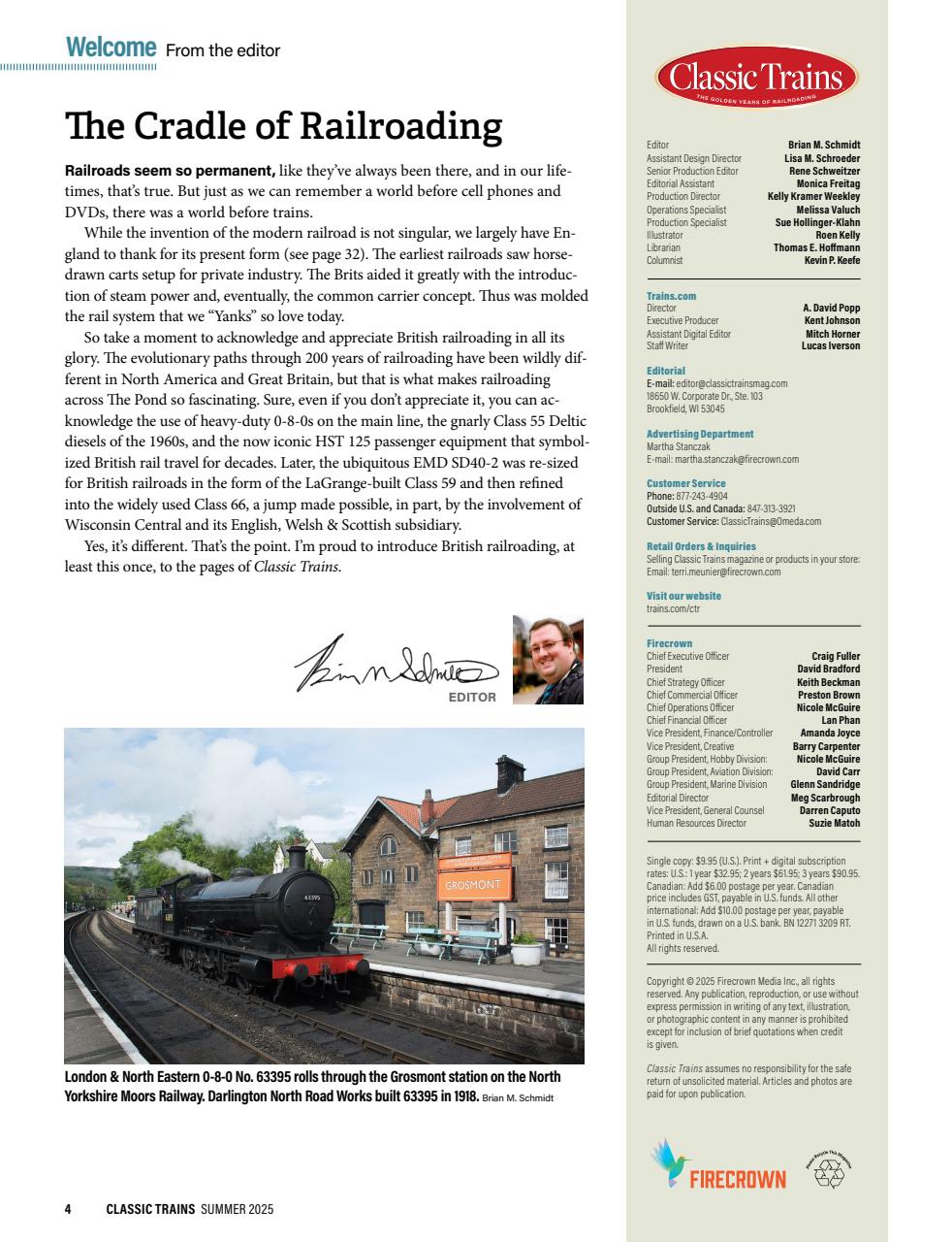 Classic Trains Preview Pages