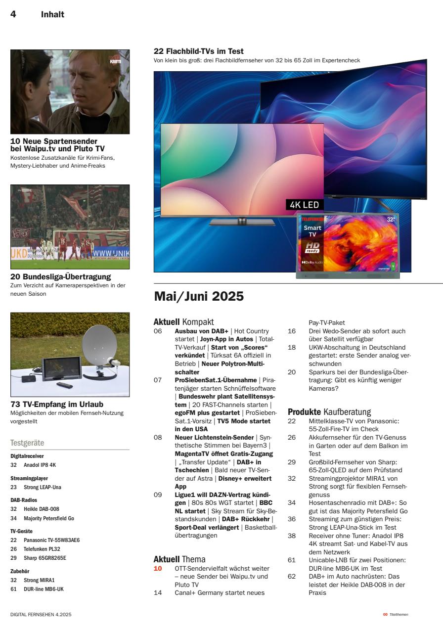 Digital Fernsehen Preview Pages