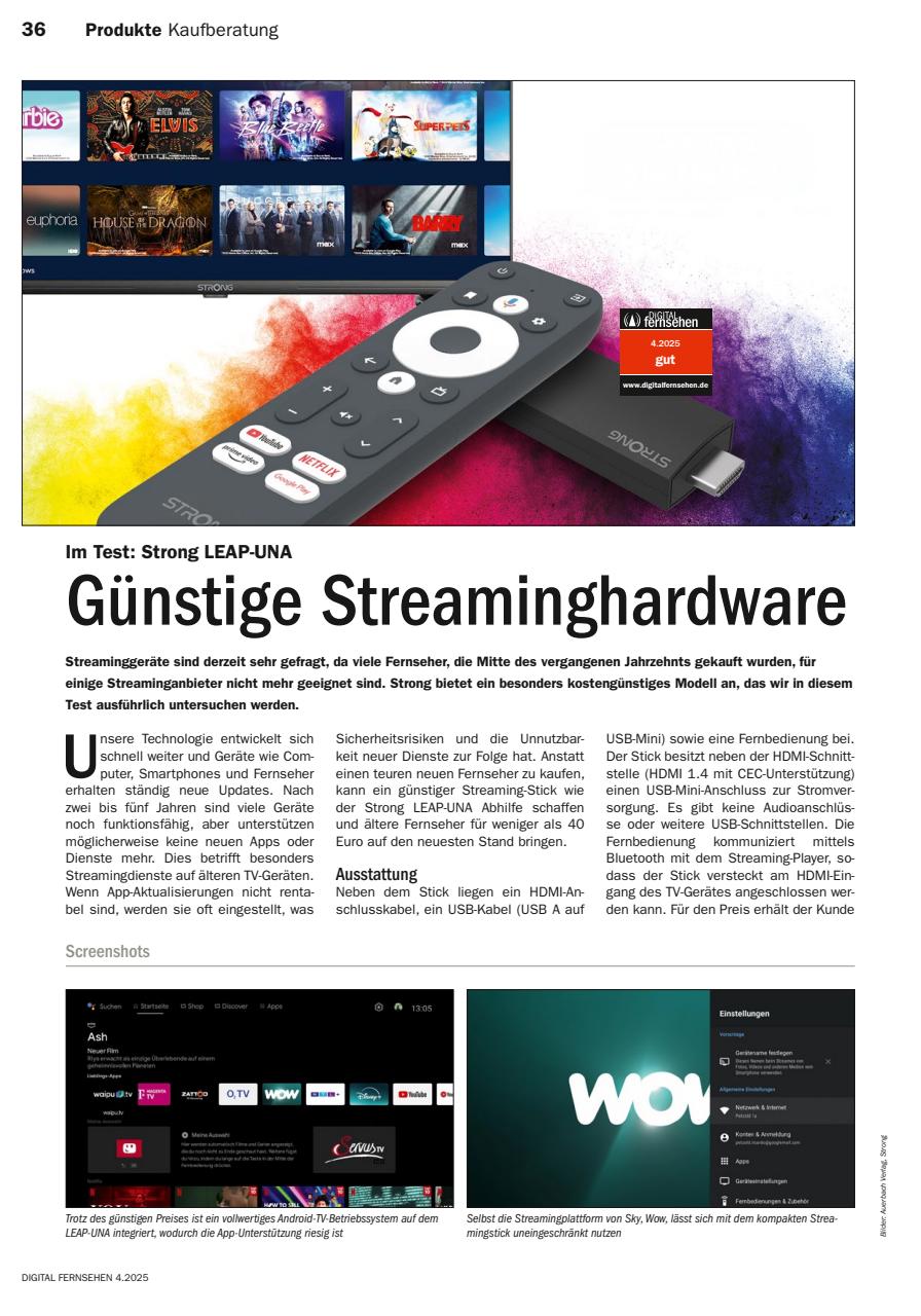 Digital Fernsehen Preview Pages