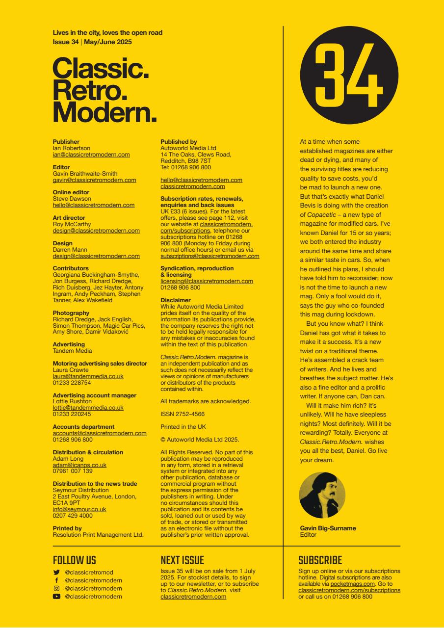 Classic Retro Modern Magazine Preview Pages