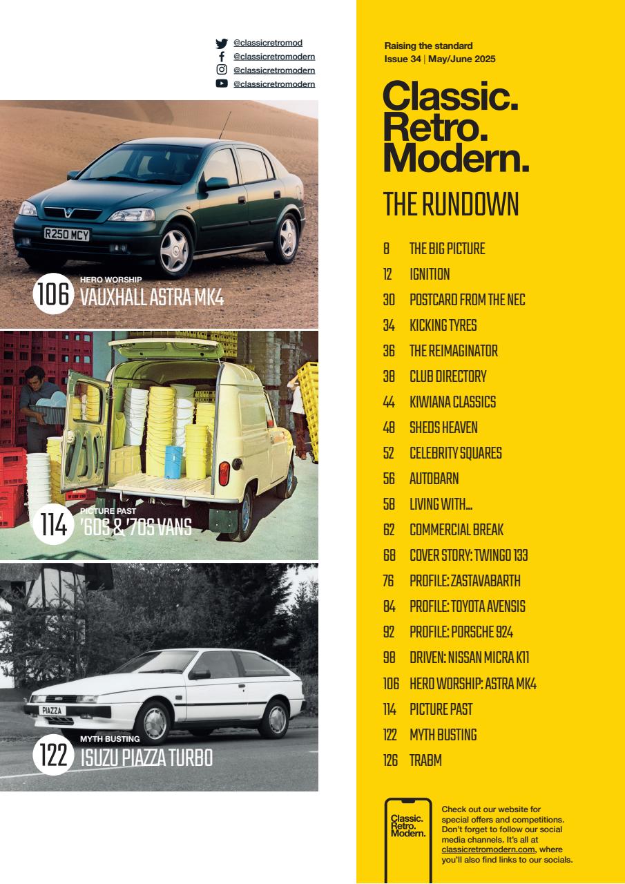 Classic Retro Modern Magazine Preview Pages