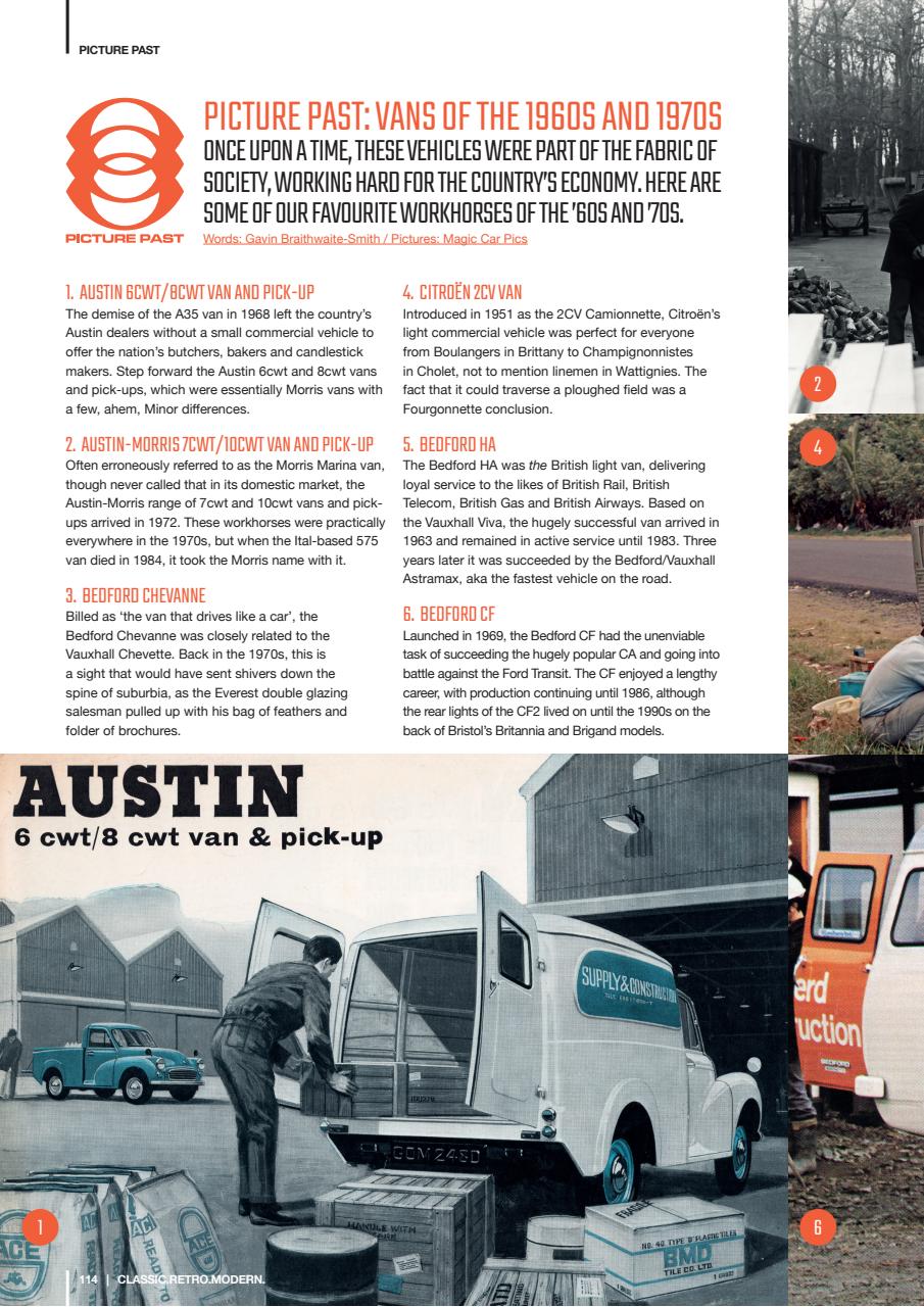 Classic Retro Modern Magazine Preview Pages