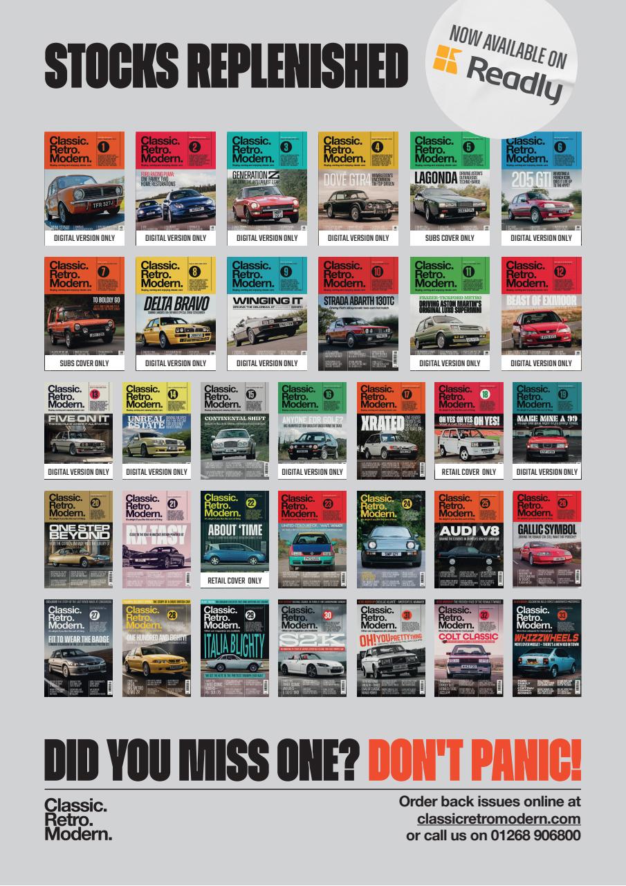 Classic Retro Modern Magazine Preview Pages