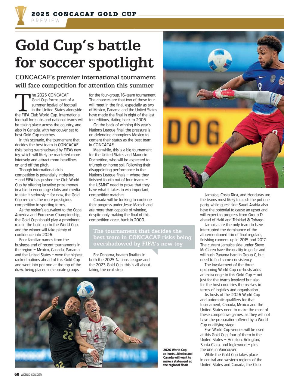 World Soccer Preview Pages