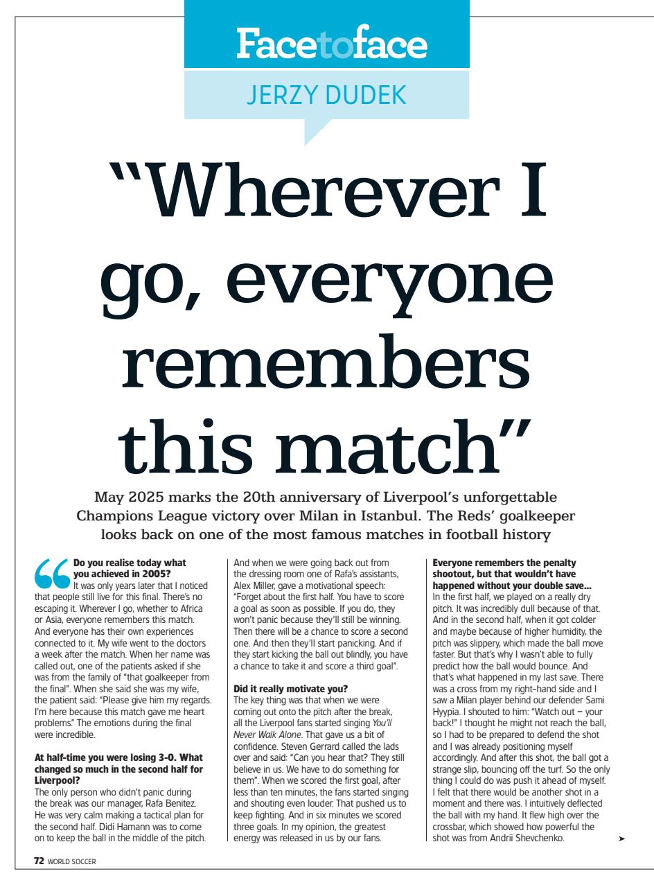 World Soccer Preview Pages