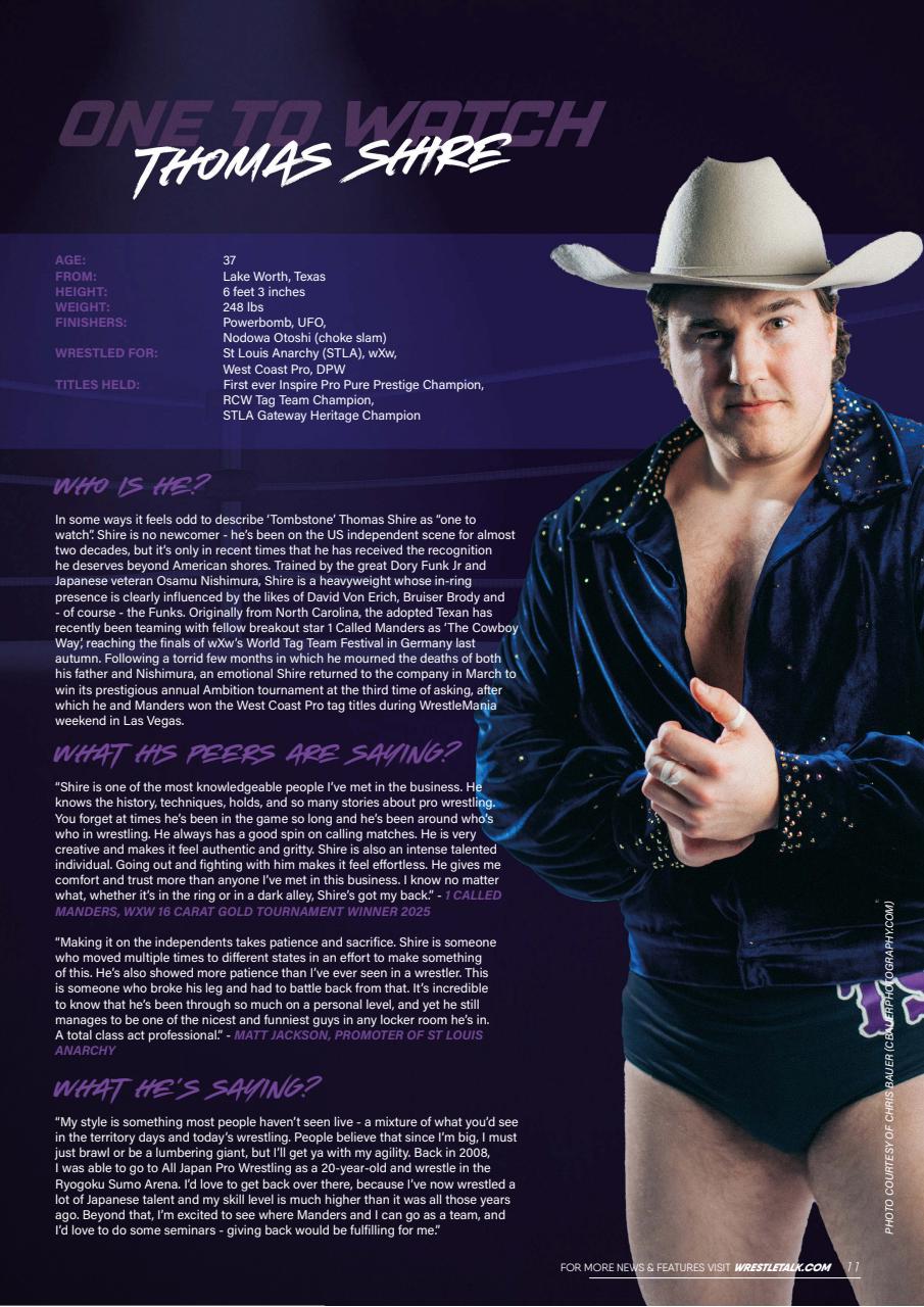 Wrestletalk Magazine Preview Pages