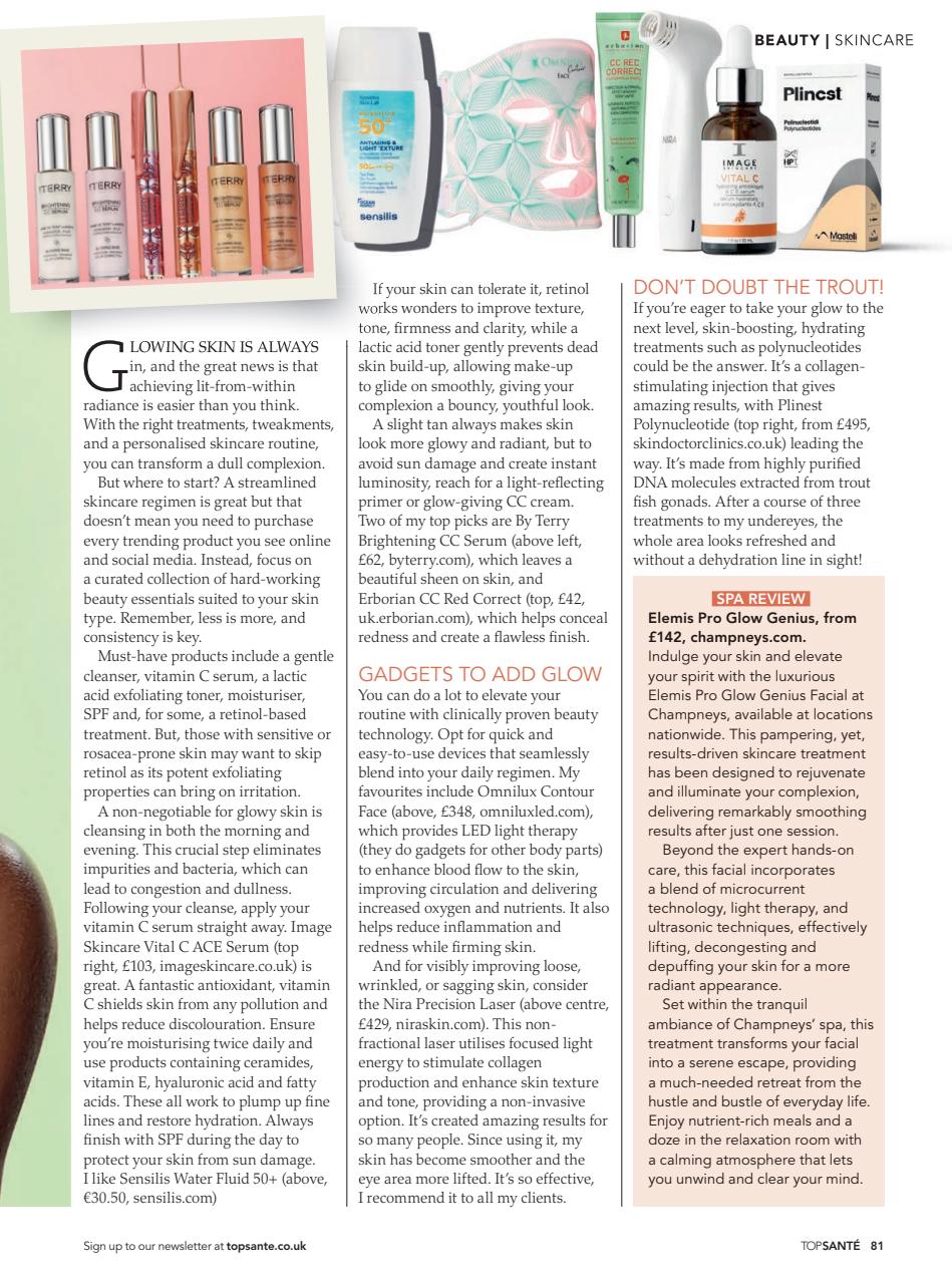 Top Sante Preview Pages