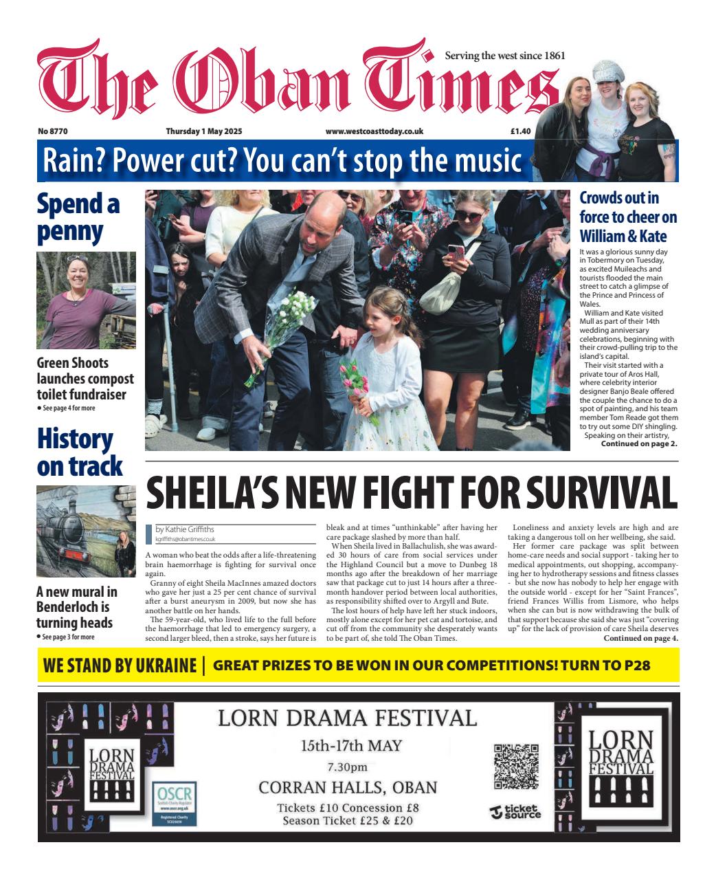 The Oban Times & Lochaber Times Preview Pages