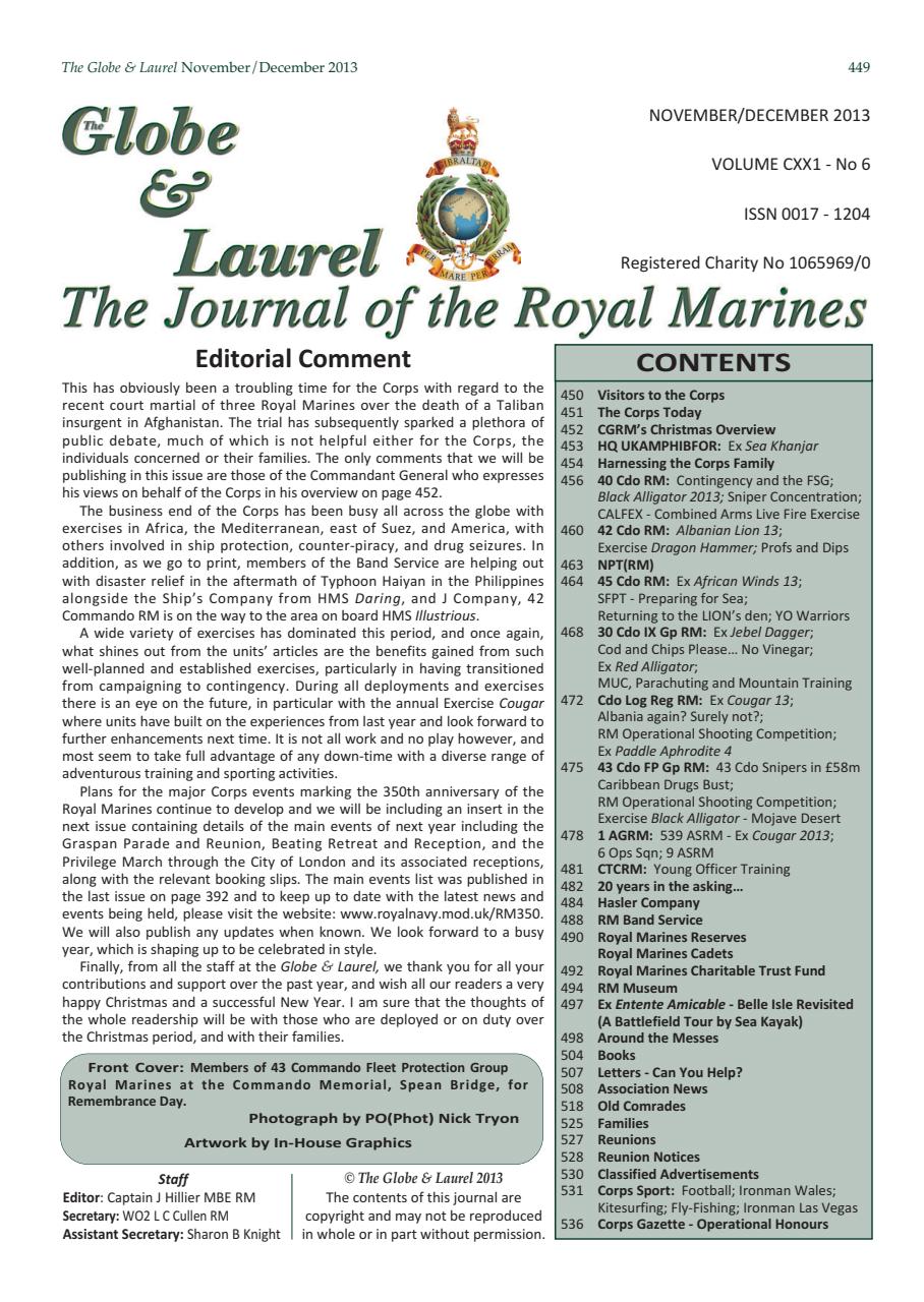 Globe & Laurel Preview Pages