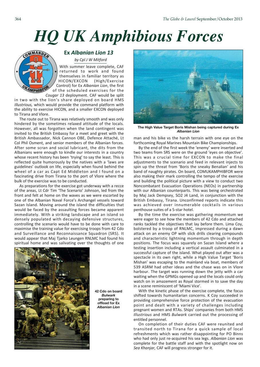 Globe & Laurel Preview Pages