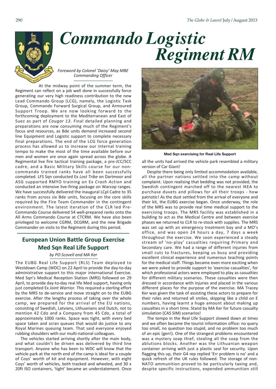 Globe & Laurel Preview Pages