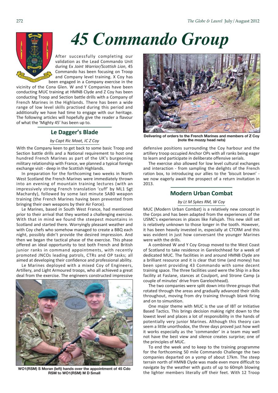 Globe & Laurel Preview Pages