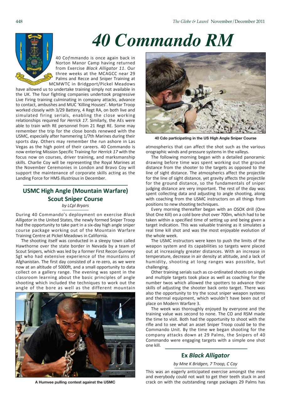 Globe & Laurel Preview Pages