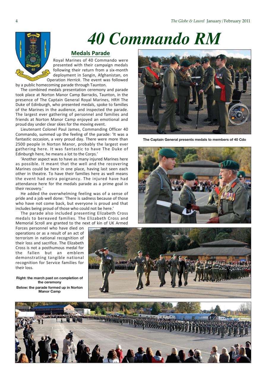 Globe & Laurel Preview Pages