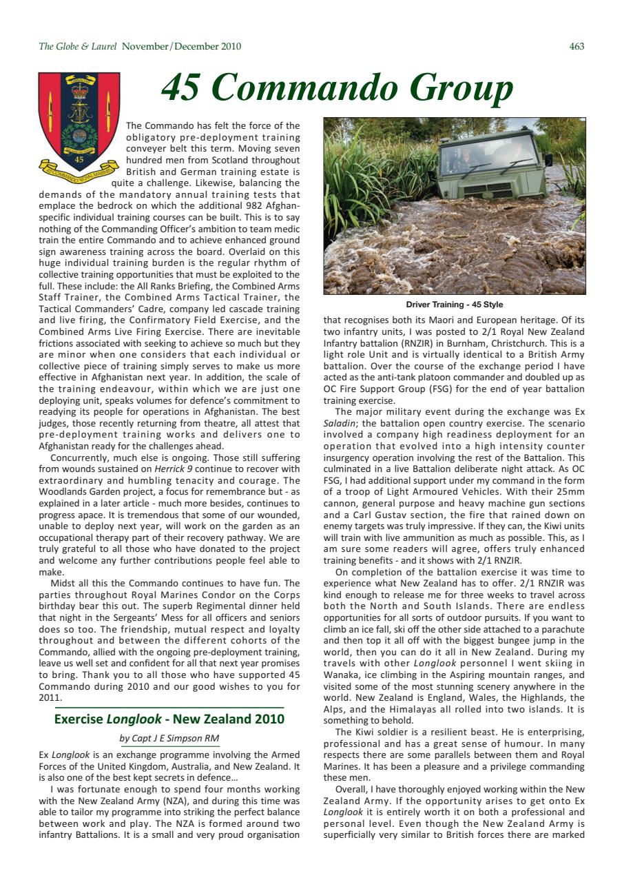 Globe & Laurel Preview Pages