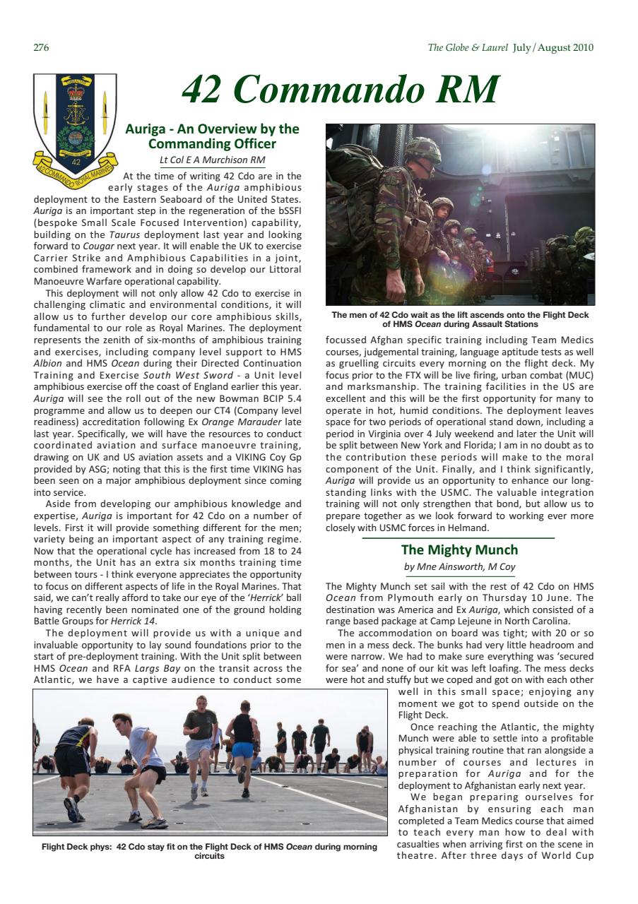 Globe & Laurel Preview Pages