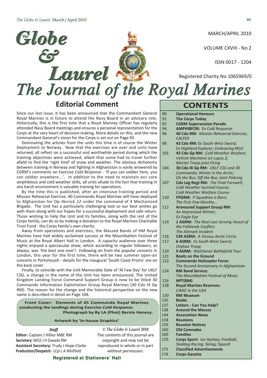 Globe & Laurel Preview Pages