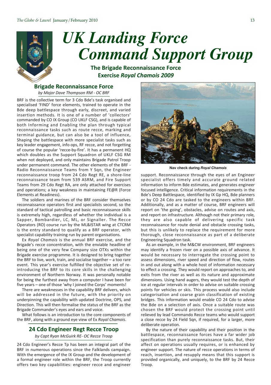 Globe & Laurel Preview Pages