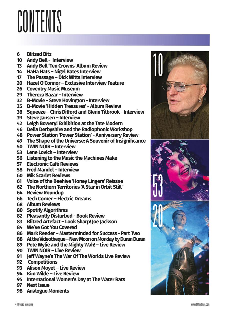 Blitzed Magazine Preview Pages