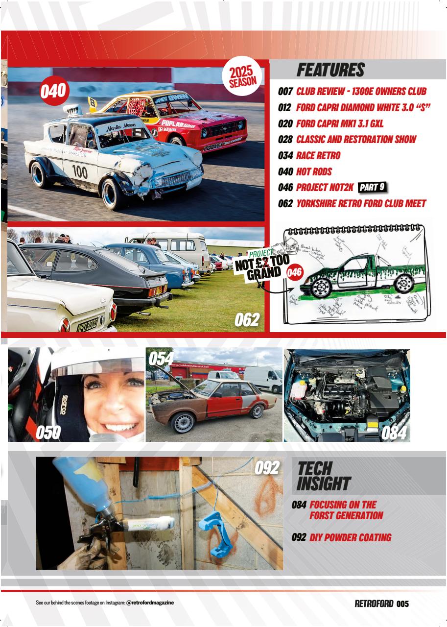 Retro Ford Preview Pages