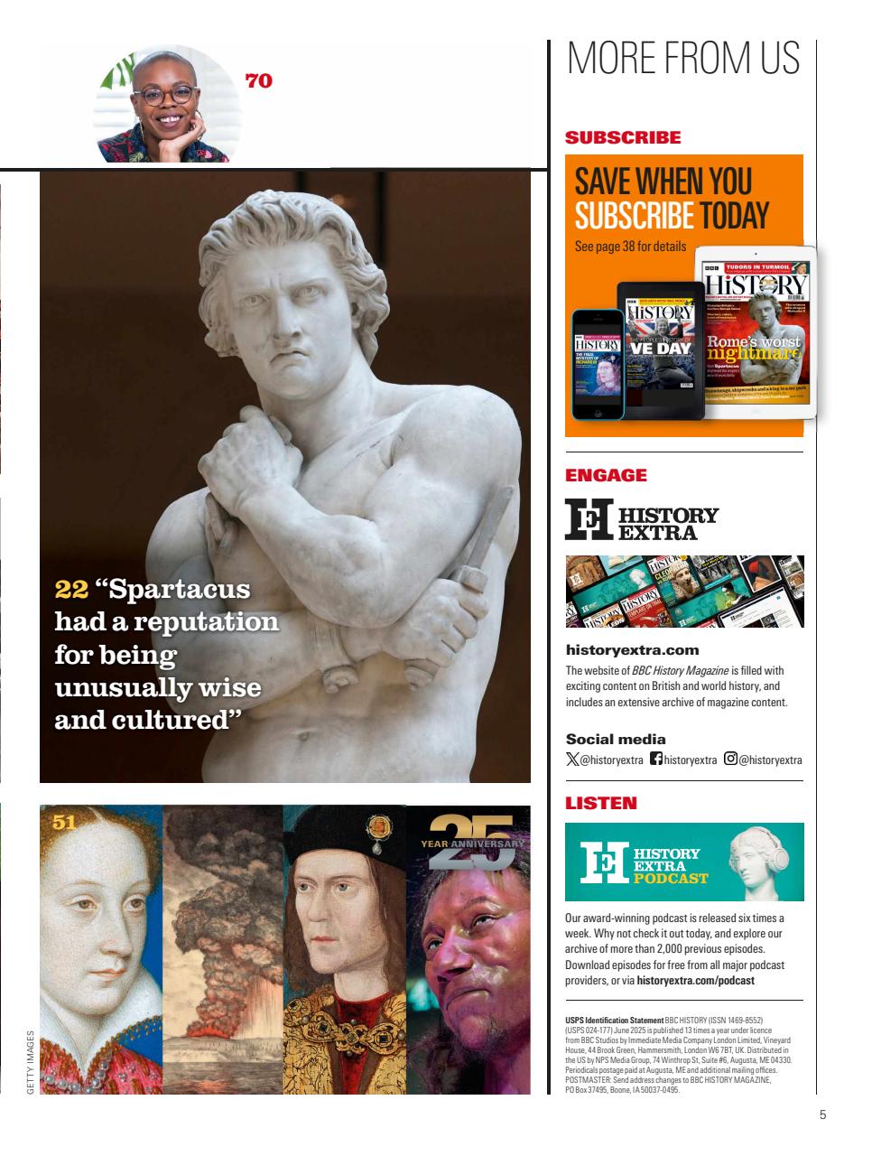 BBC History Magazine Preview Pages