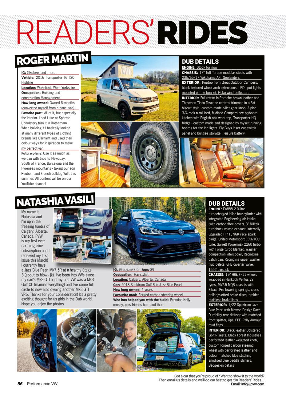 Performance VW Preview Pages