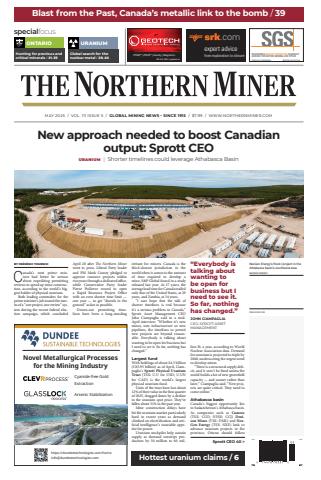 The Northern Miner issue May 2025, Vol 111 Issue 5