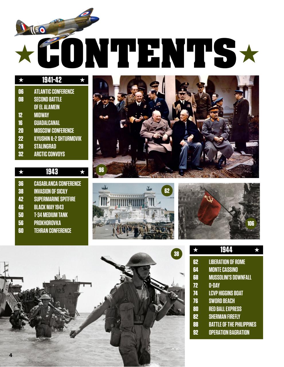 History of War Bookazine Preview Pages