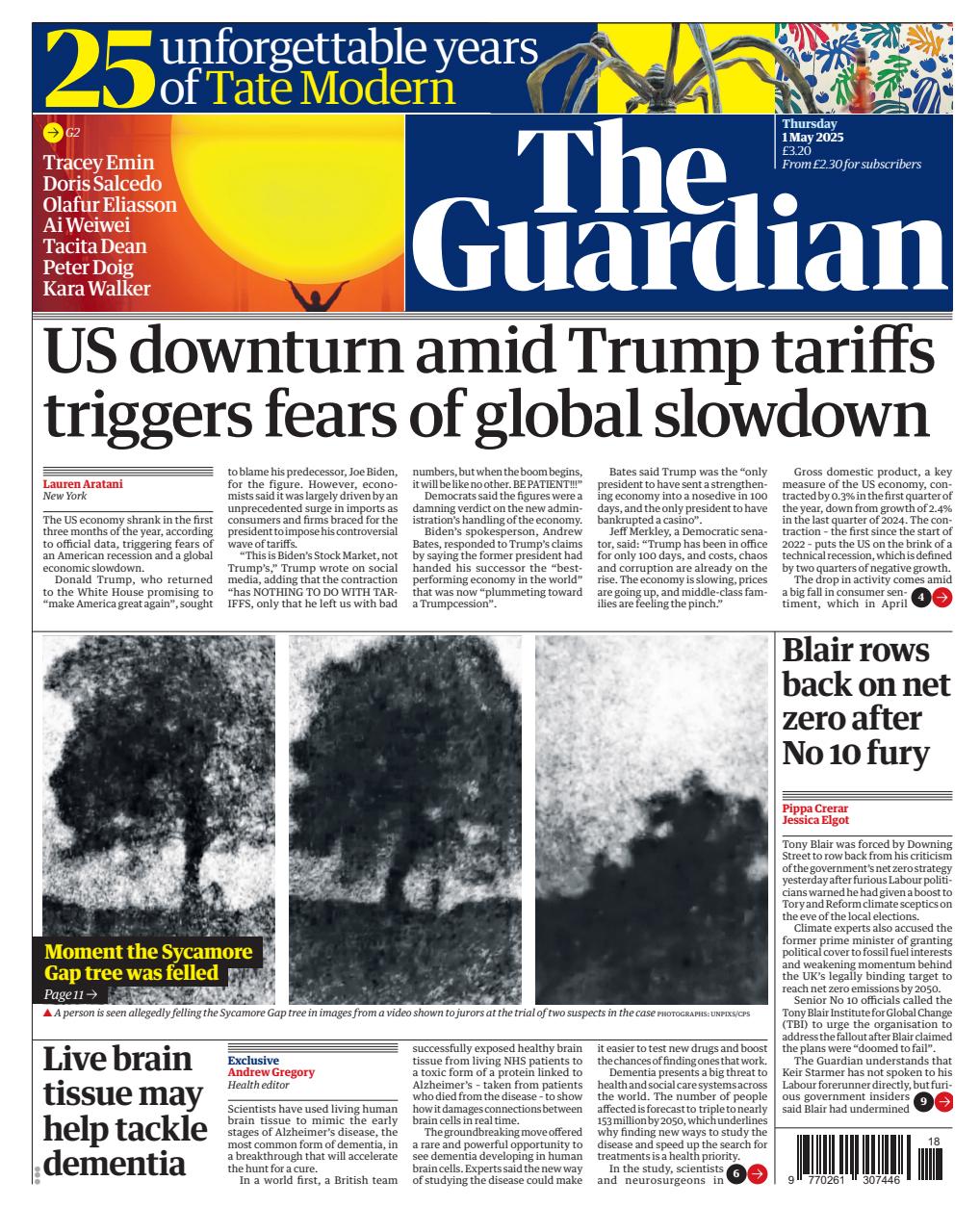 The Guardian Newspaper Preview Pages