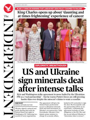 Thursday, 01 May 2025 issue Thursday, 01 May 2025