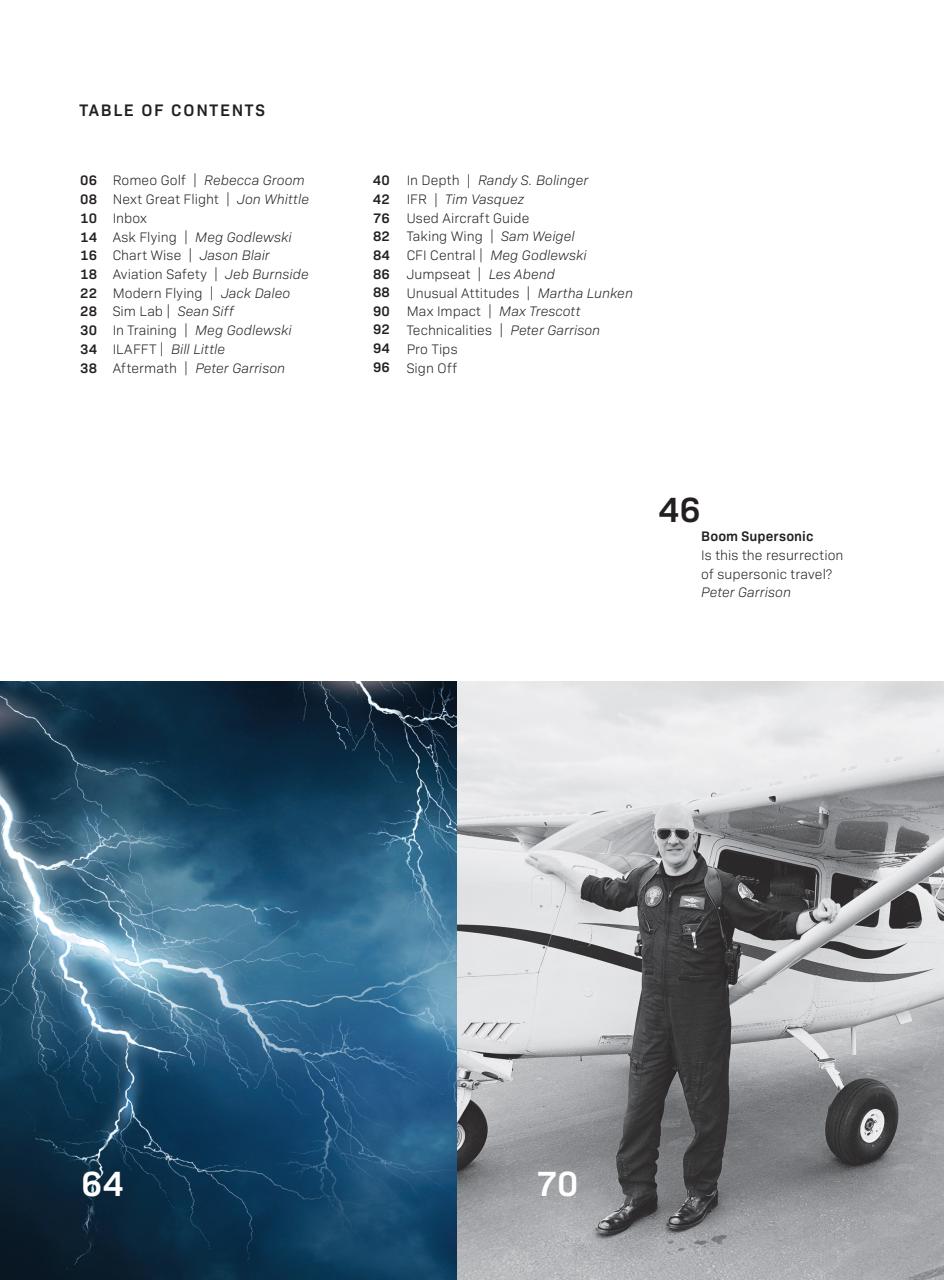 FLYING Magazine Preview Pages