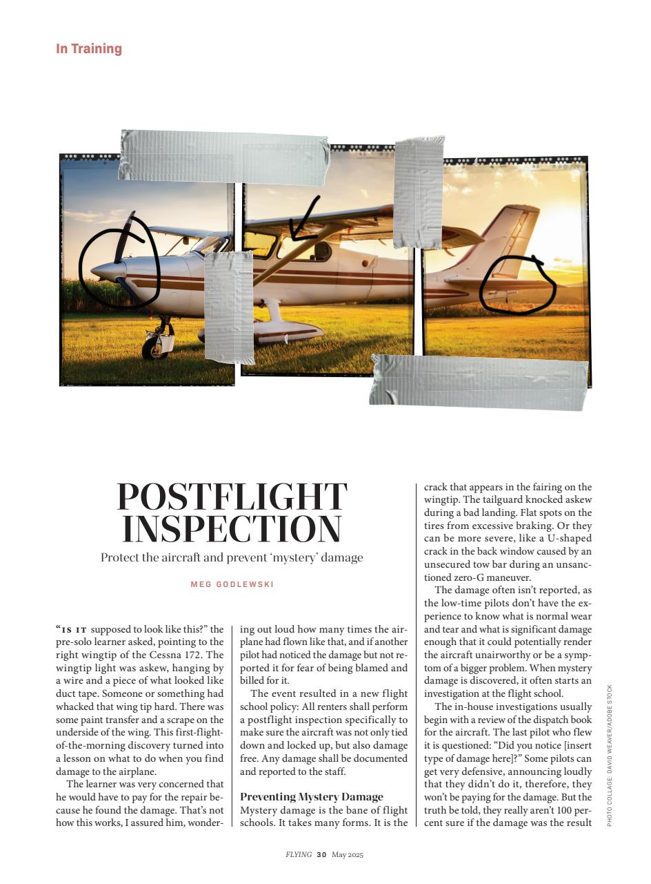 FLYING Magazine Preview Pages